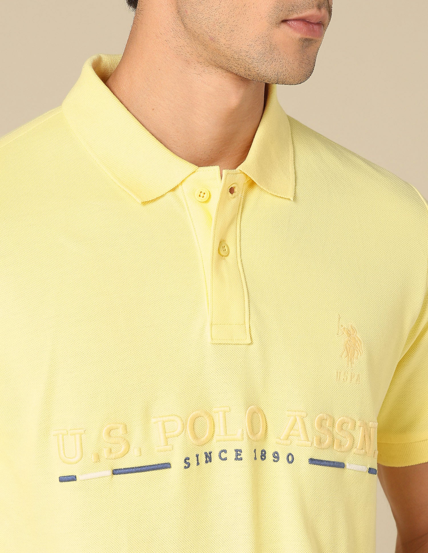 Brand Embroidered Regular Fit Polo Shirt - Image 7