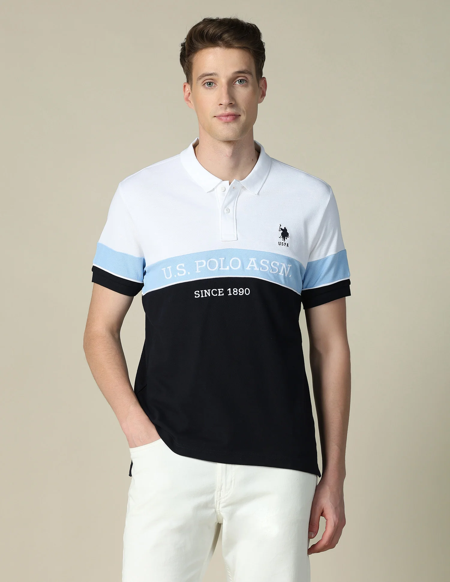 Brand Embroidered Regular Fit Polo Shirt - Image 6