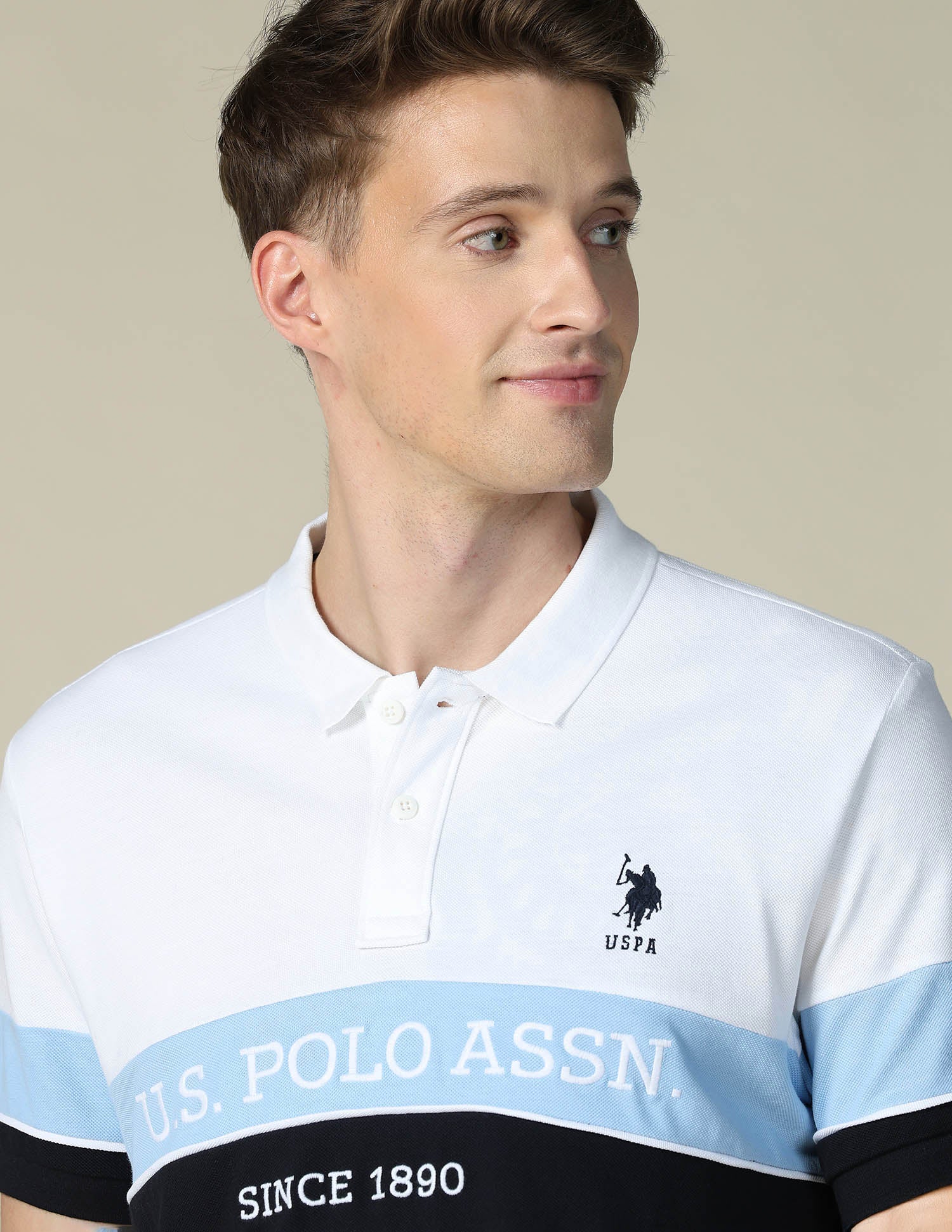 Brand Embroidered Regular Fit Polo Shirt - Image 7
