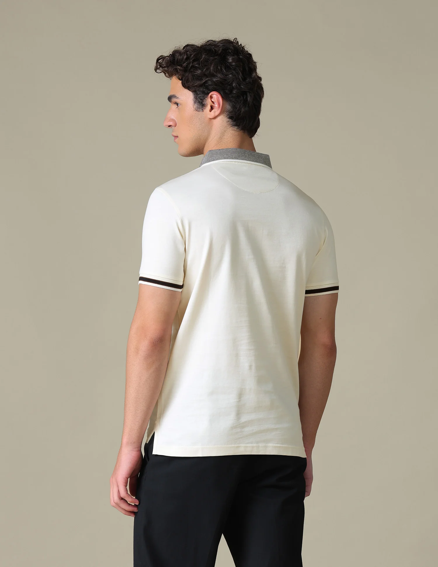 Brand Embroidered Regular Fit Polo Shirt - Image 5
