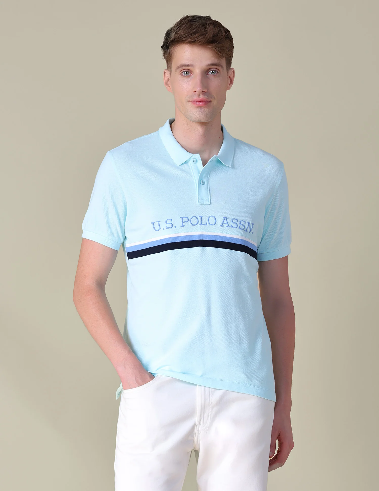 Brand Embroidered Regular Fit Polo Shirt - Image 6