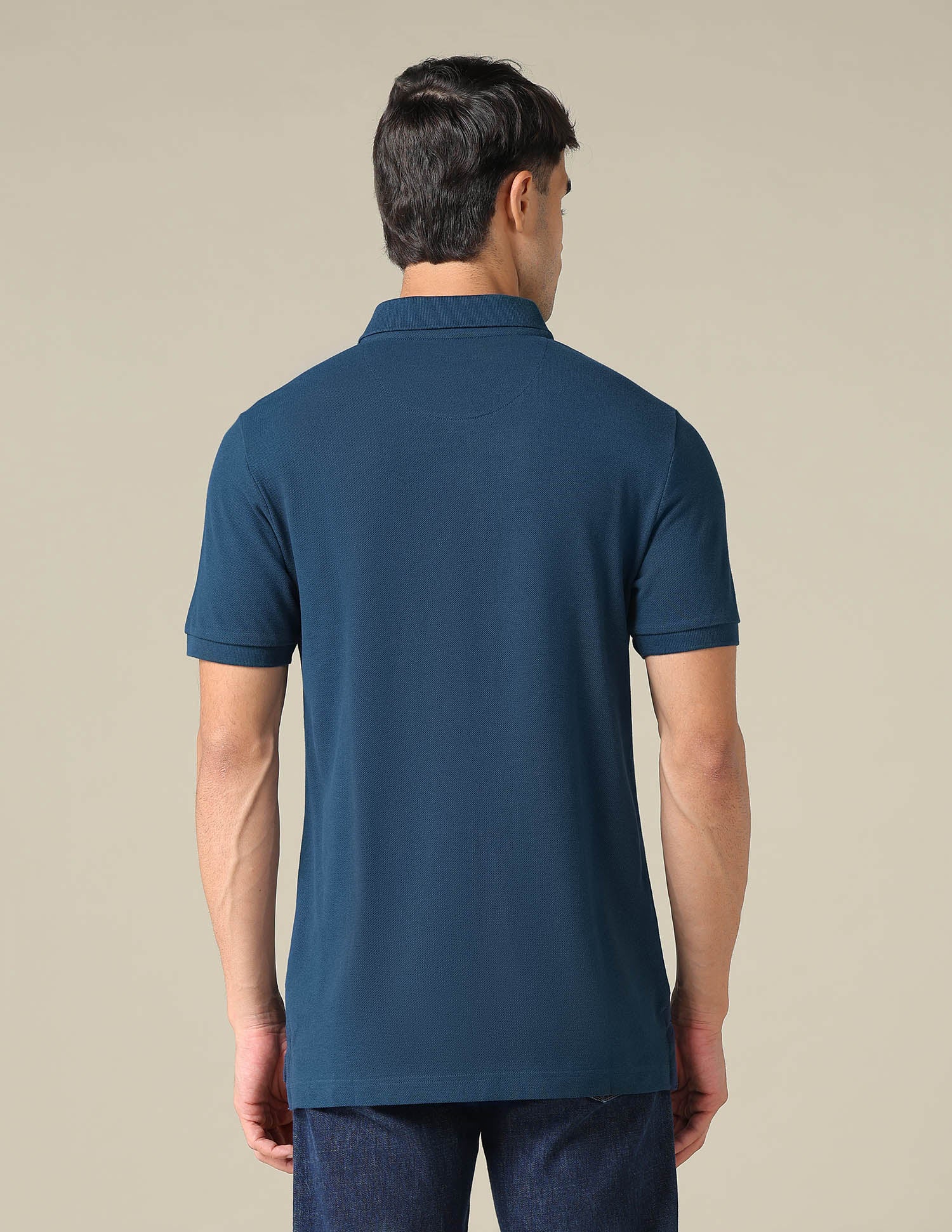 Brand Embroidered Regular Fit Polo Shirt - Image 5