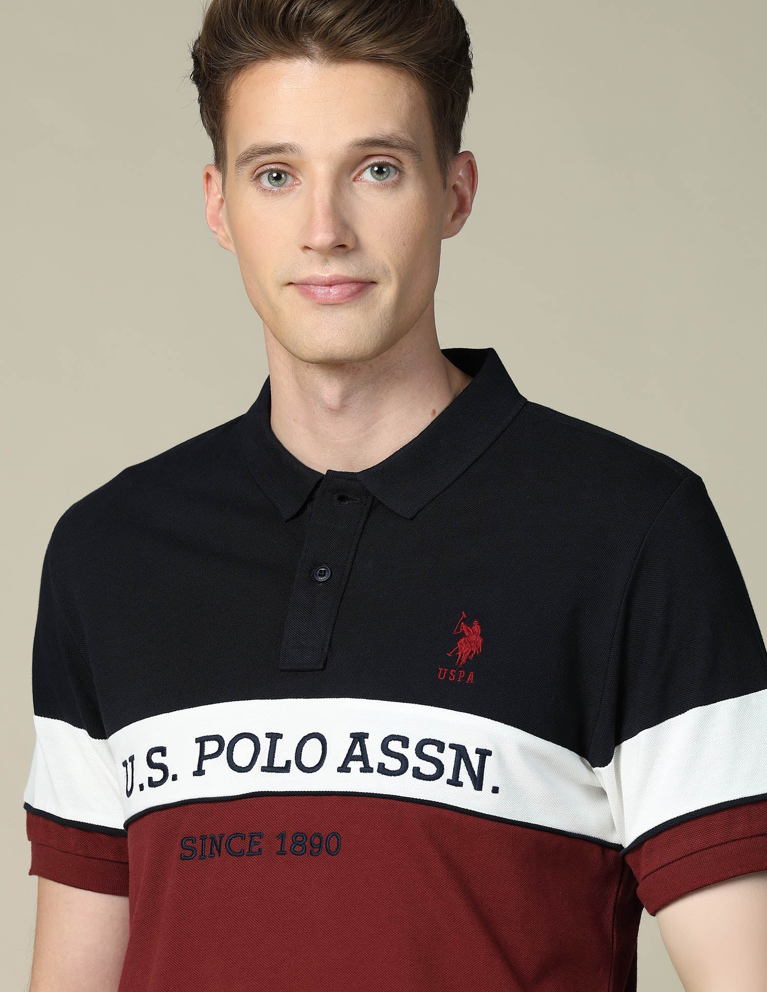 Brand Embroidered Regular Fit Polo Shirt - Image 7