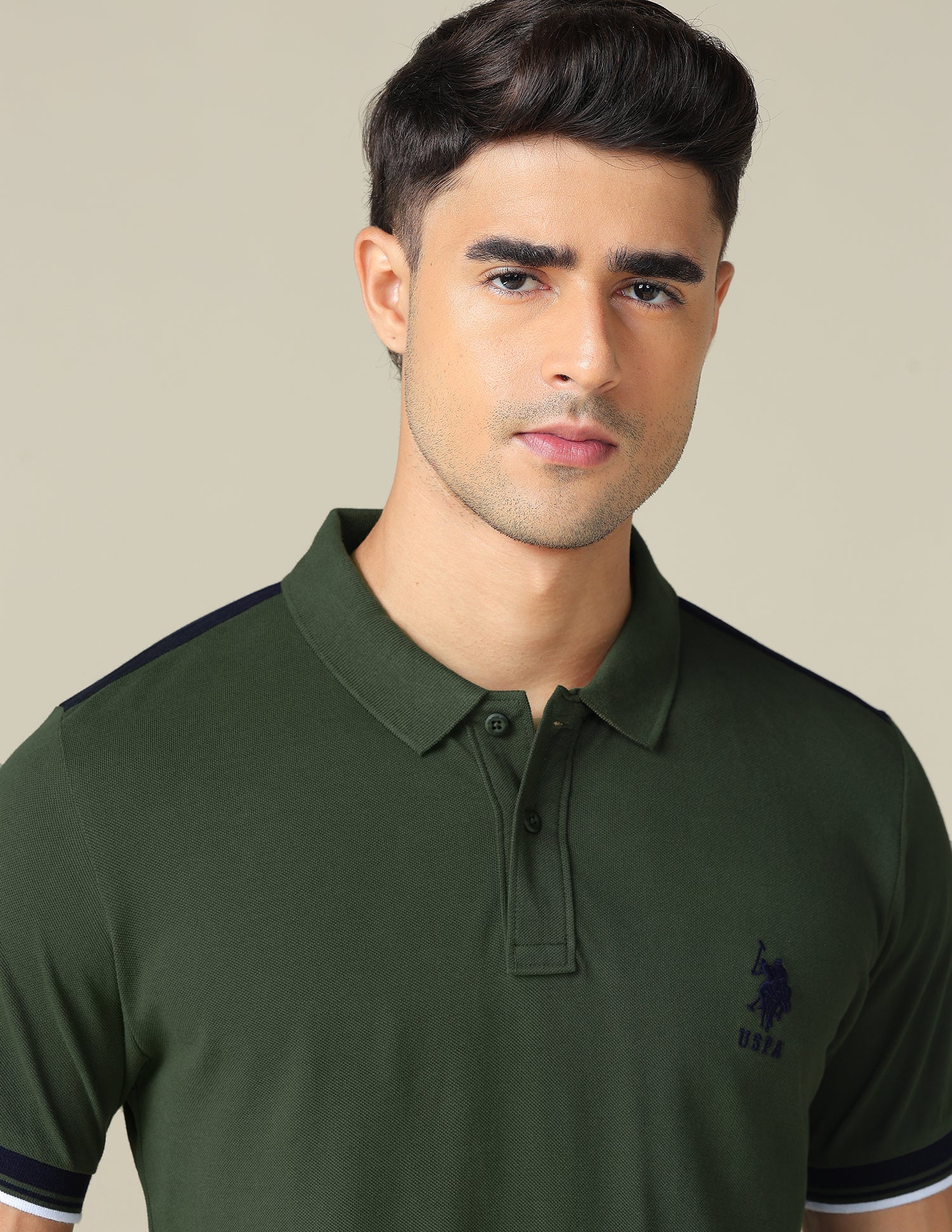 Brand Embroidered Regular Fit Polo Shirt - Image 7