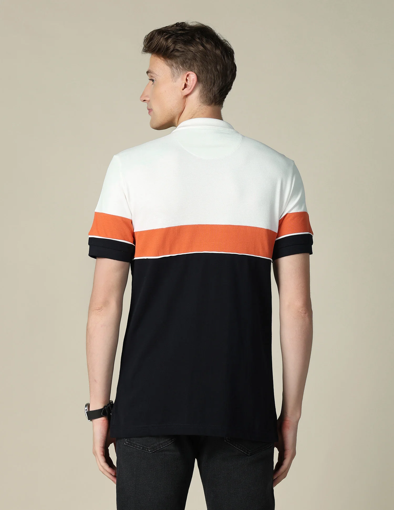 Brand Embroidered Regular Fit Polo Shirt - Image 5
