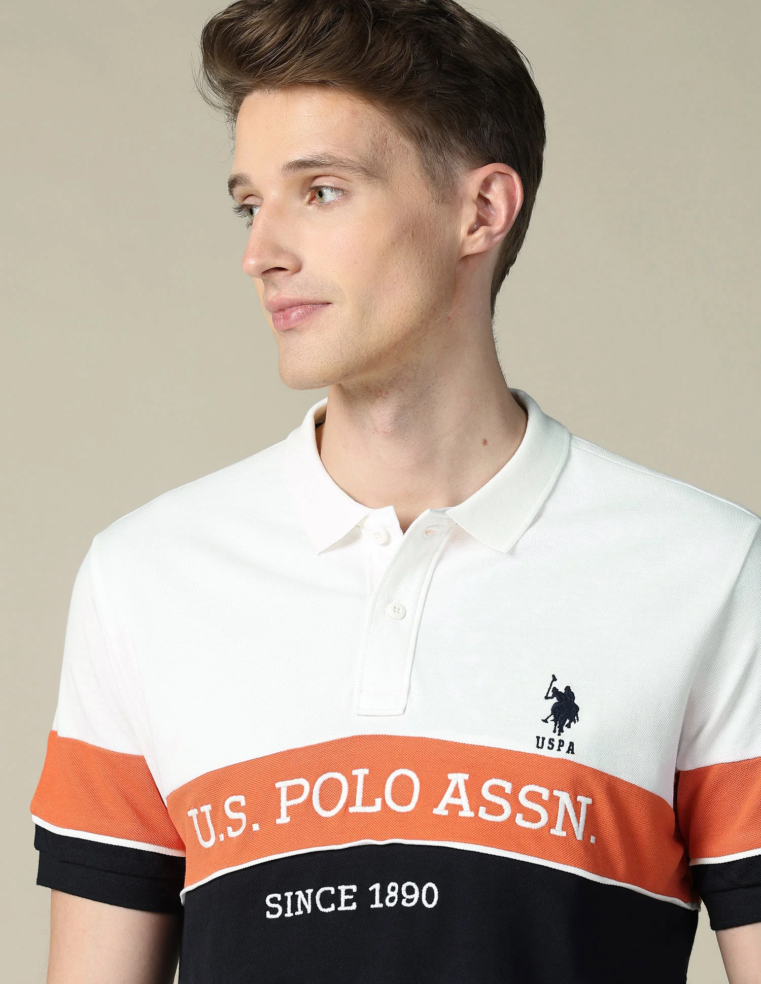 Brand Embroidered Regular Fit Polo Shirt - Image 7