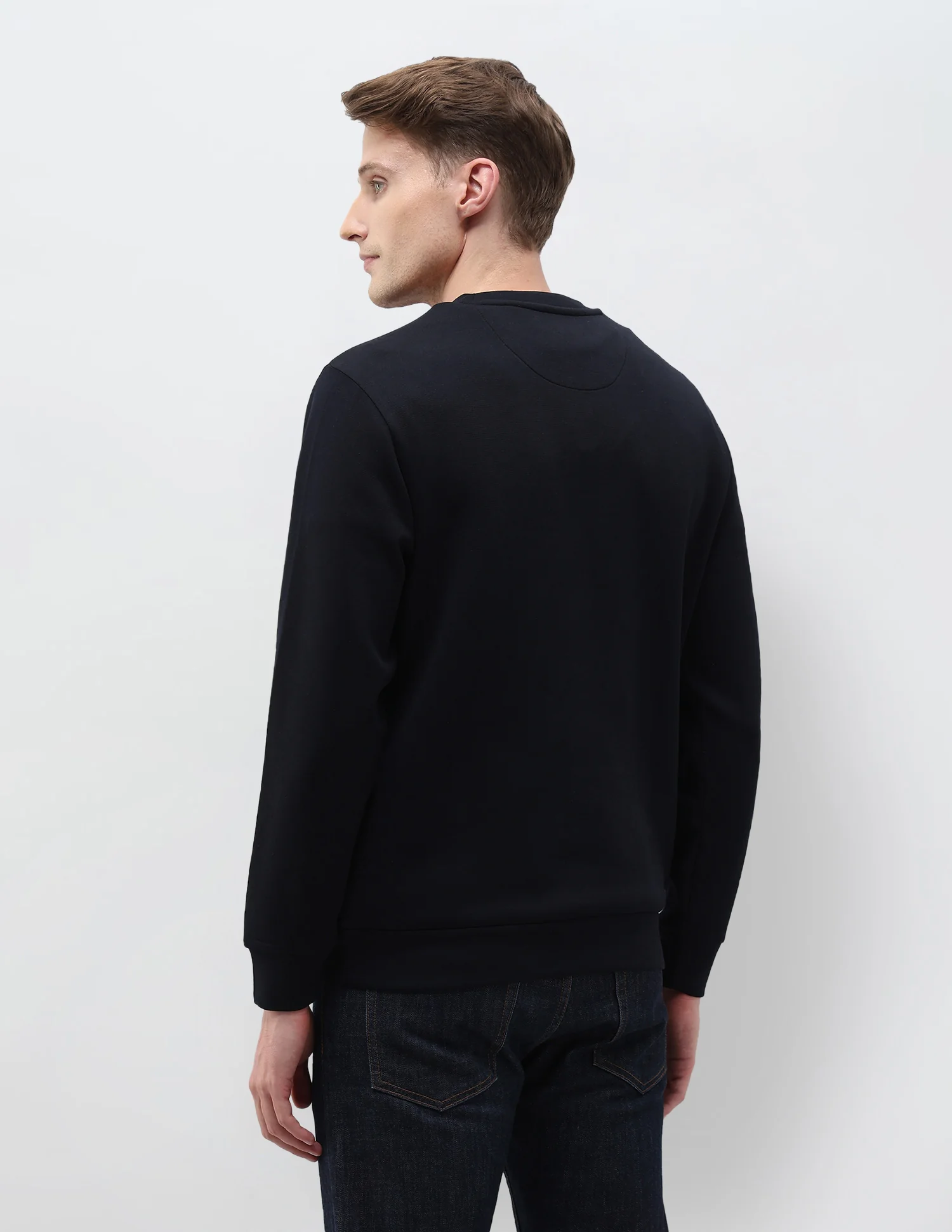 Brand Embroidered Regular Fit Sweatshirt - Image 5