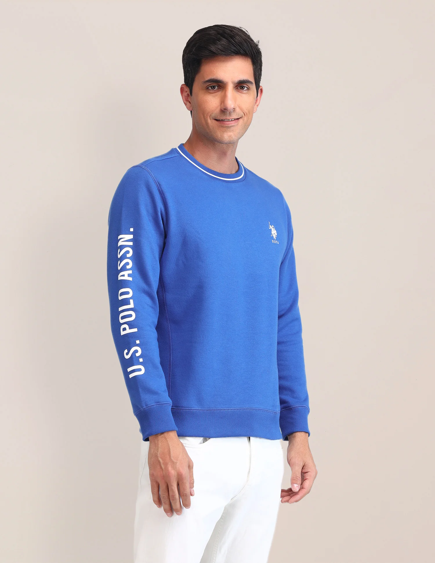 Brand Embroidered Regular Fit Sweatshirt - Image 4
