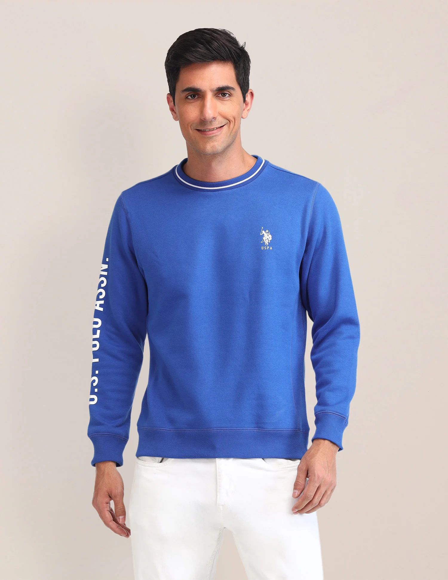 Brand Embroidered Regular Fit Sweatshirt - Image 6
