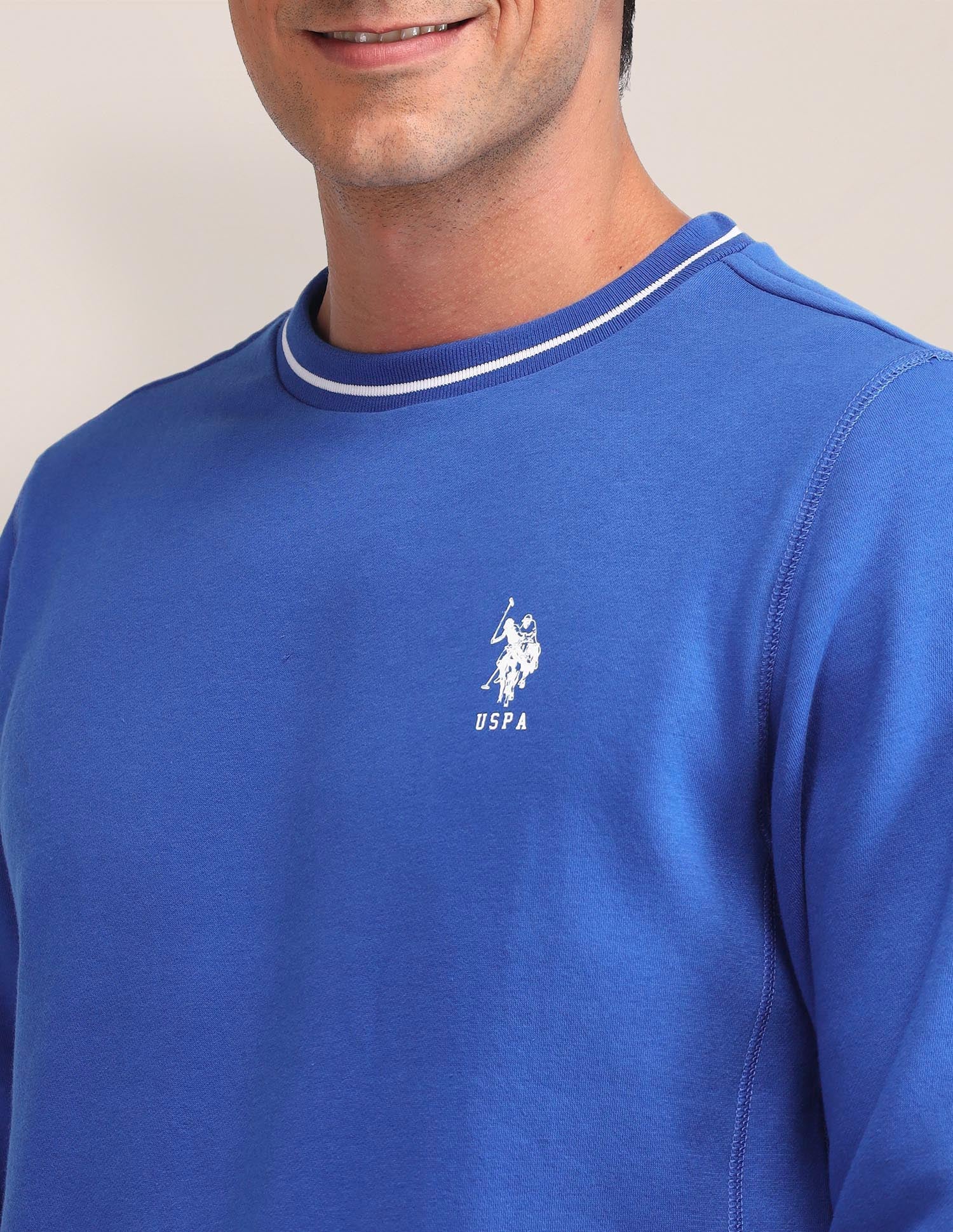 Brand Embroidered Regular Fit Sweatshirt - Image 7
