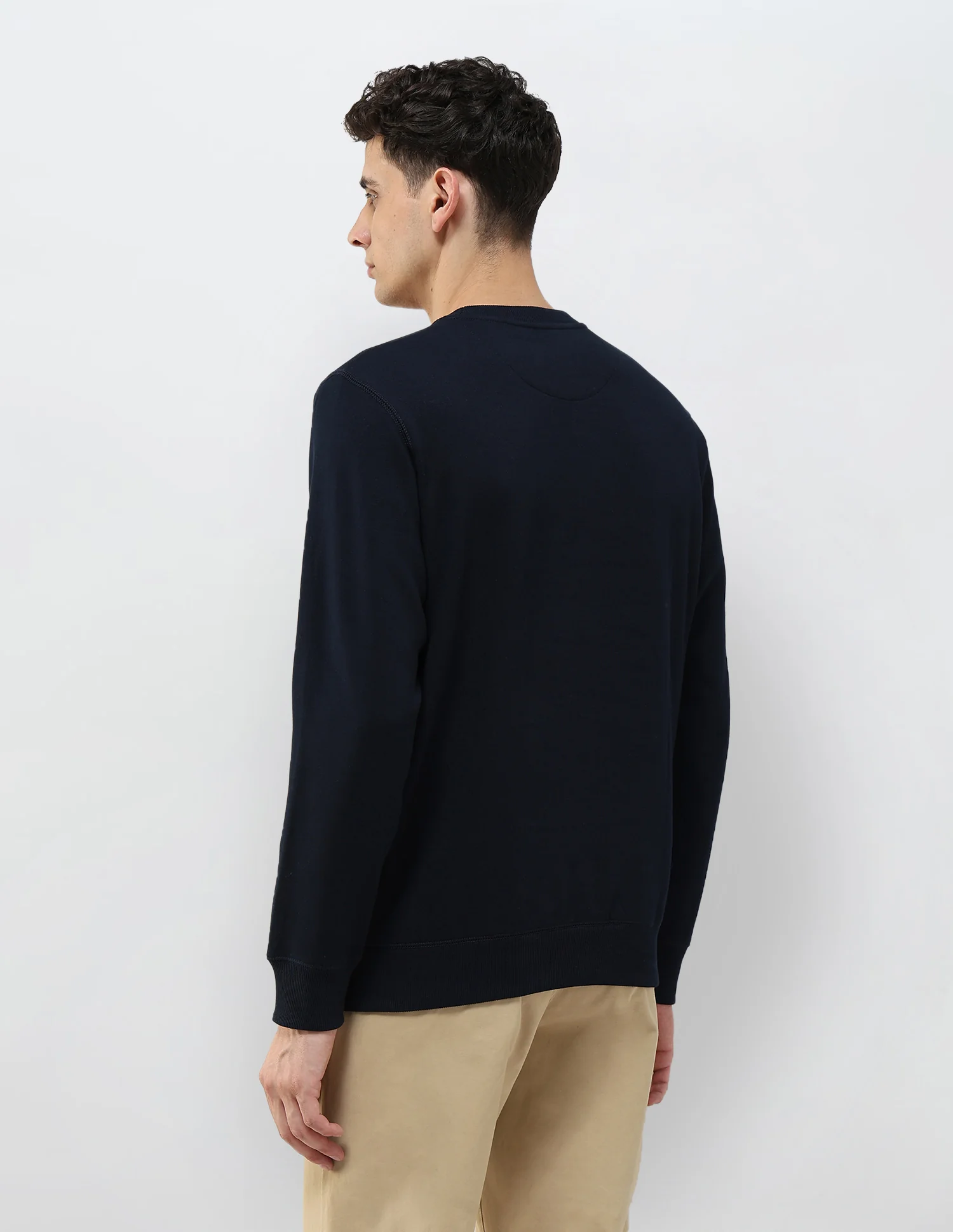 Brand Embroidered Regular Fit Sweatshirt - Image 5