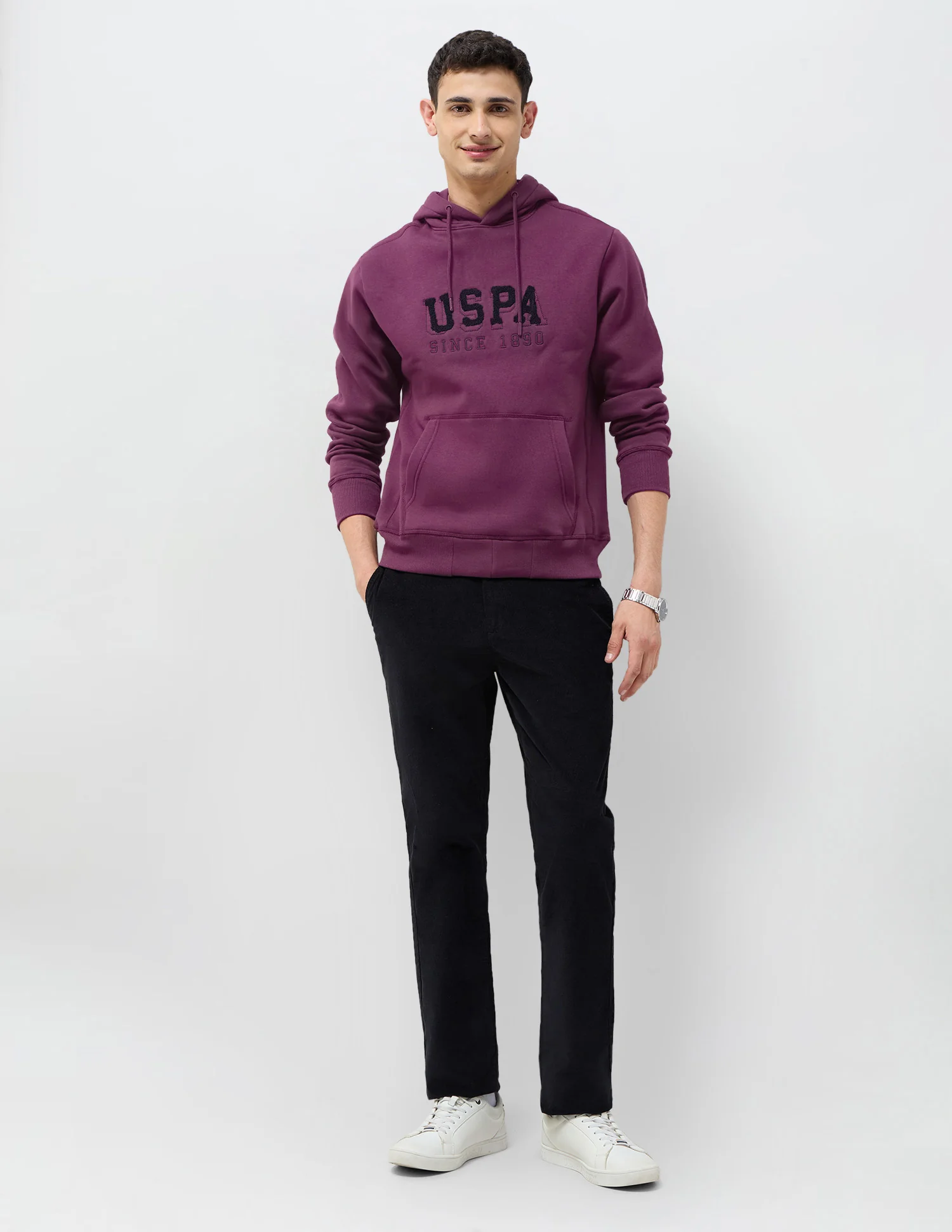 Brand Embroidered Regular Fit Sweatshirt - Image 3