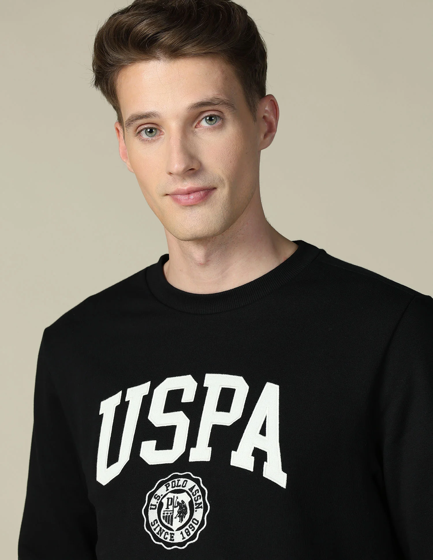 Brand Embroidered Regular Fit Sweatshirt - Image 7