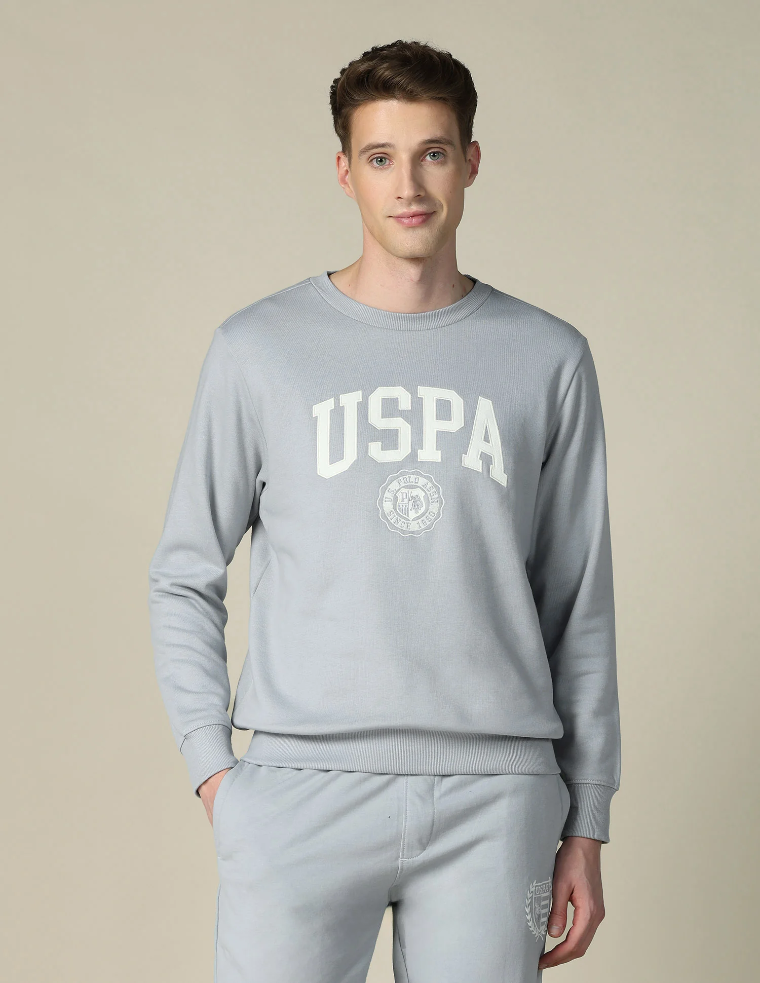 Brand Embroidered Regular Fit Sweatshirt - Image 6