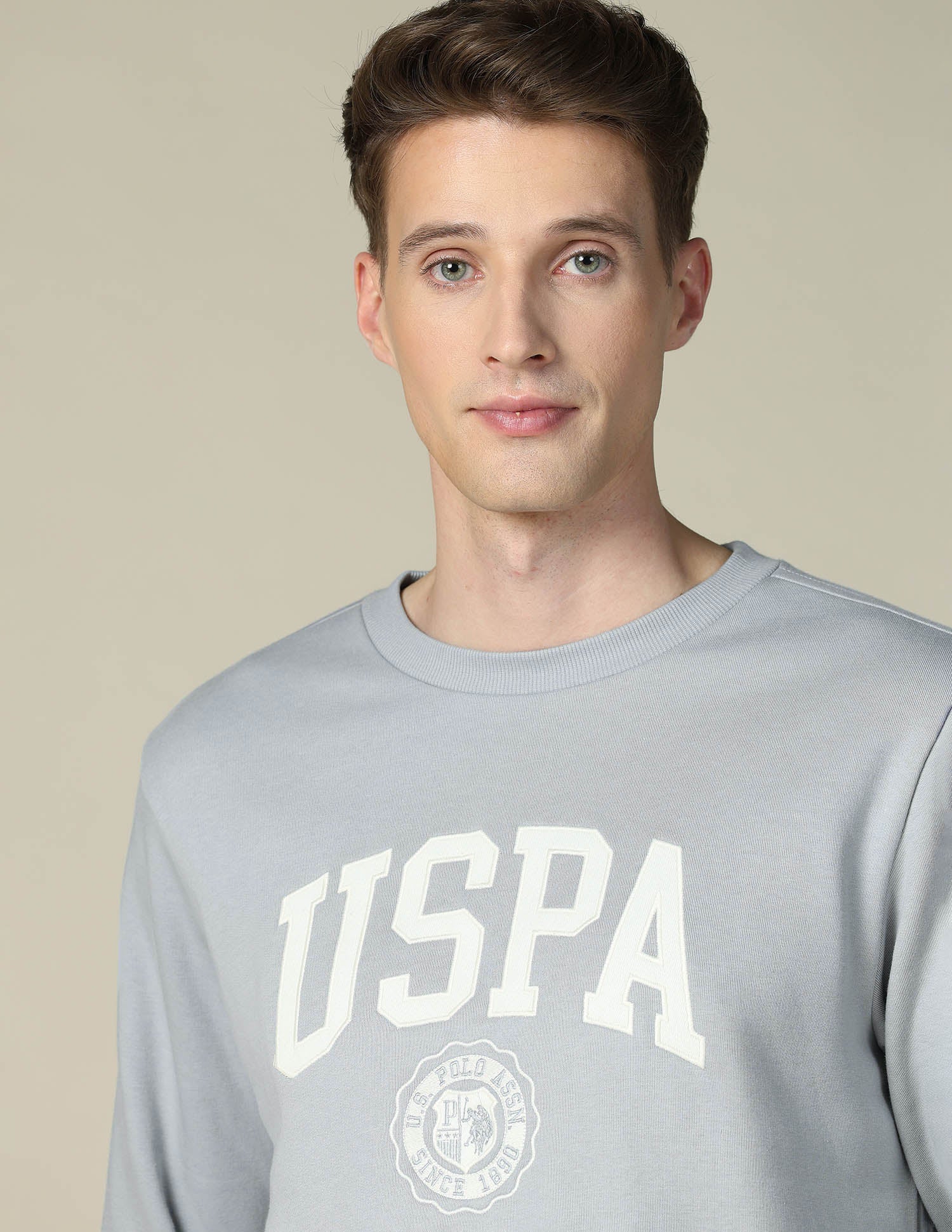 Brand Embroidered Regular Fit Sweatshirt - Image 7