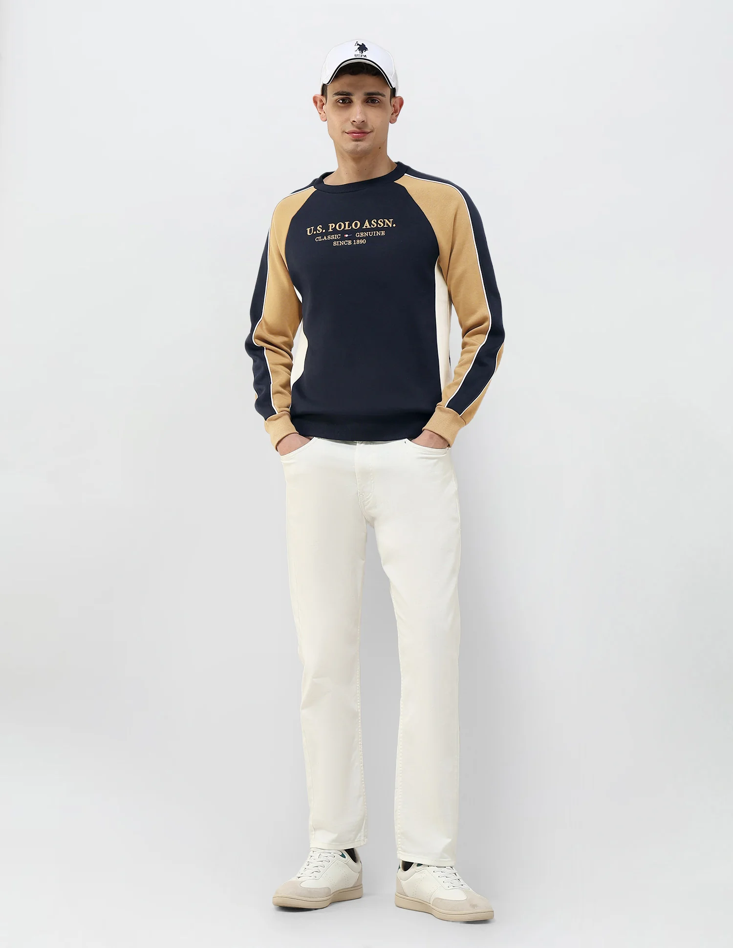 Brand Embroidered Regular Fit Sweatshirt - Image 3