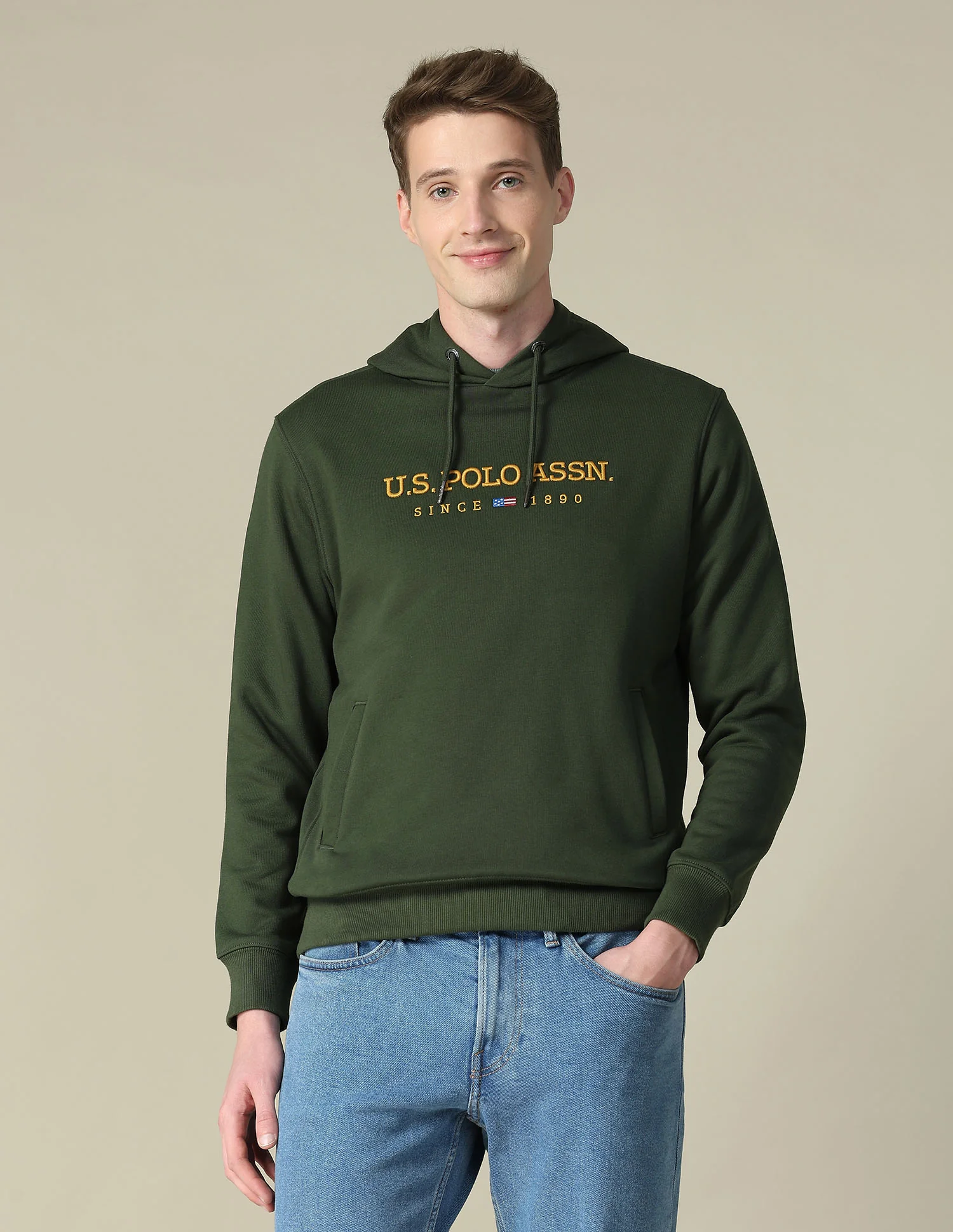 Brand Embroidered Regular Fit Sweatshirt - Image 6