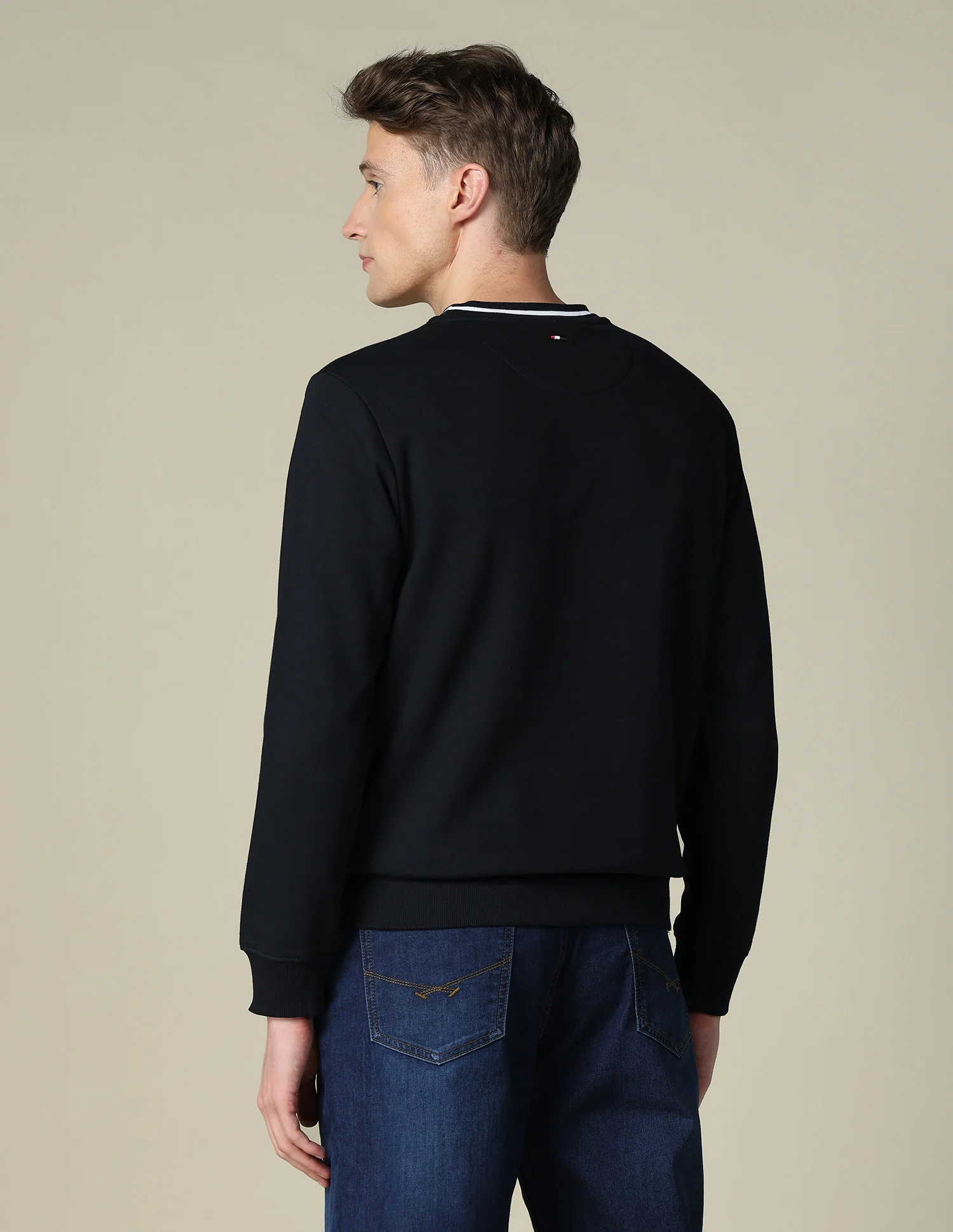 Brand Embroidered Regular Fit Sweatshirt - Image 5