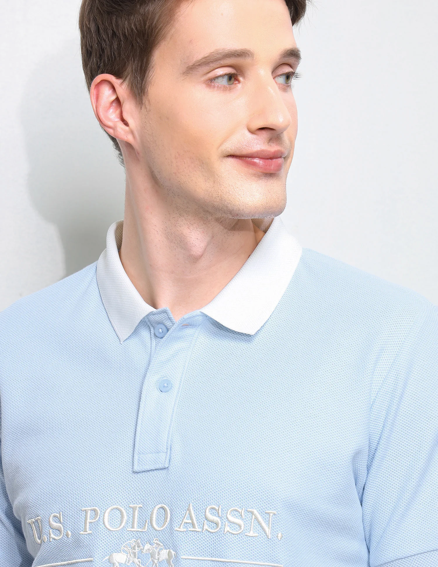 Brand Embroidered Slim Fit Polo Shirt - Image 7