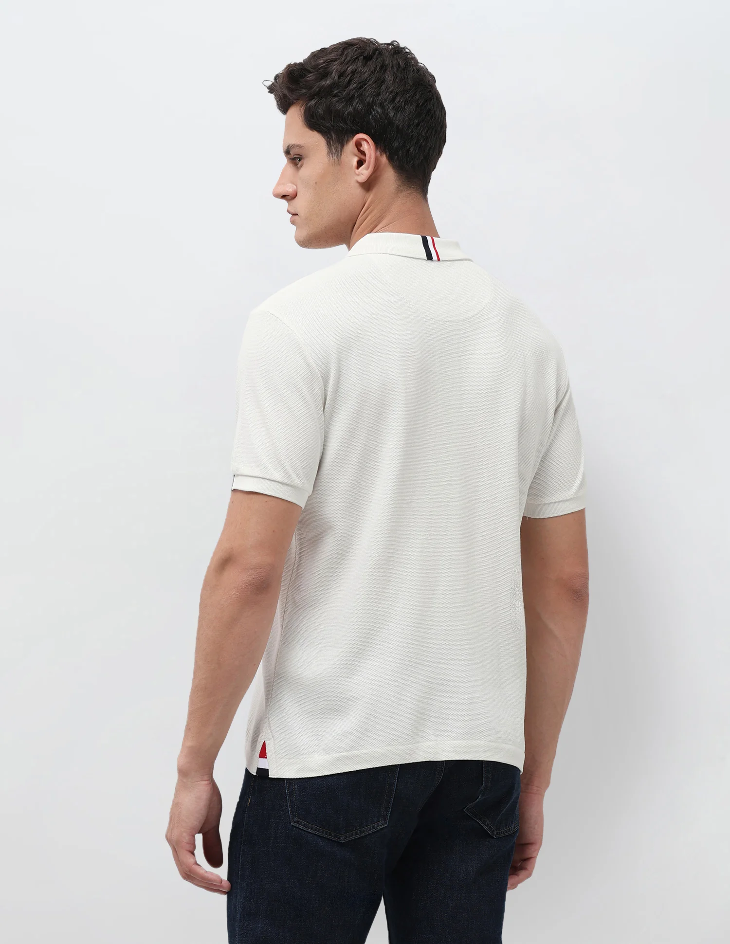 Brand Embroidered Slim Fit Polo Shirt - Image 5