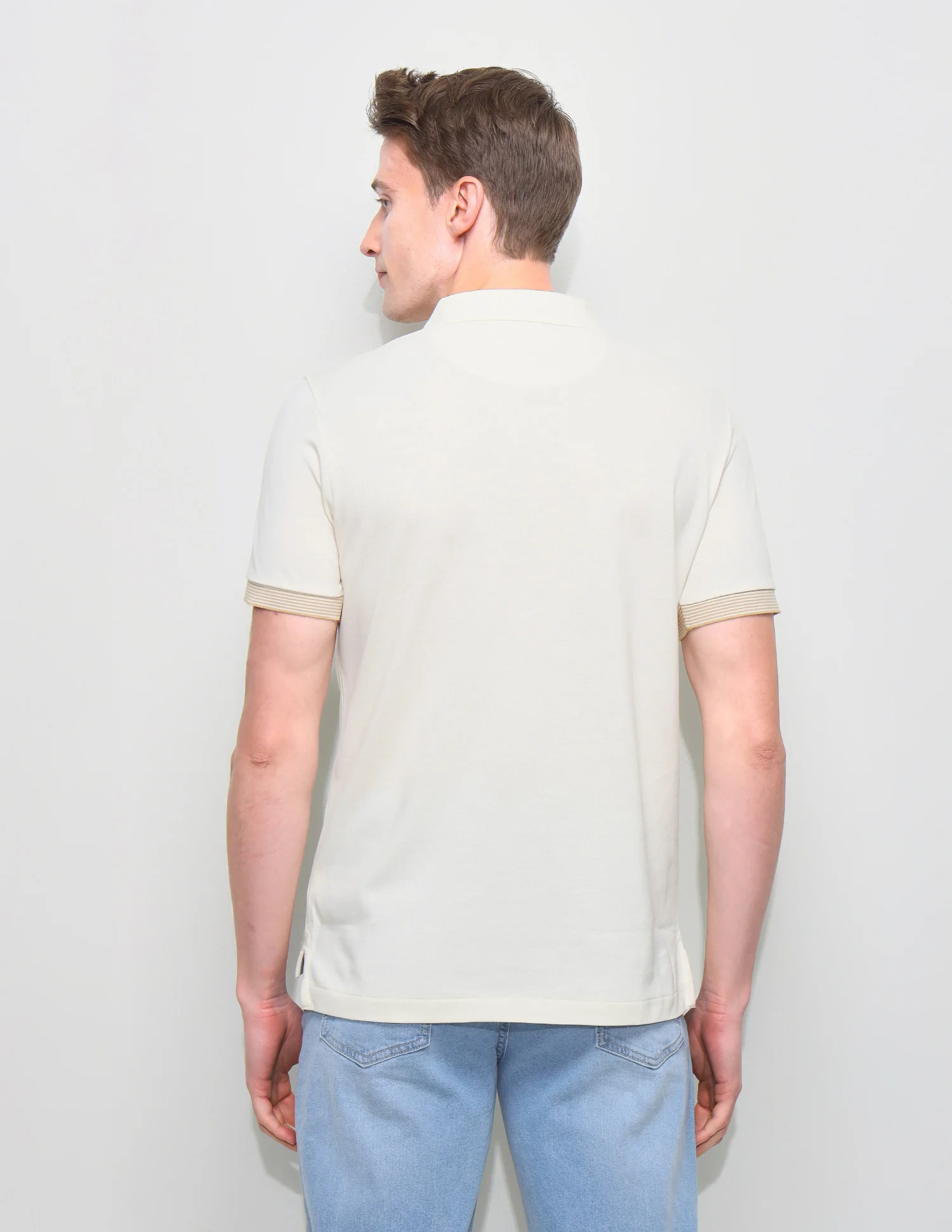 Brand Embroidered Slim Fit Polo Shirt - Image 5