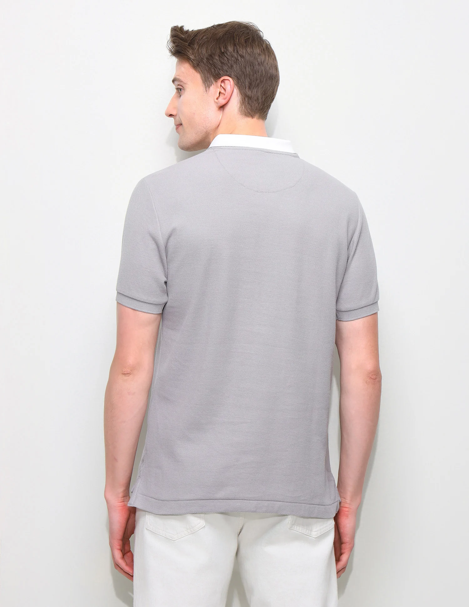 Brand Embroidered Slim Fit Polo Shirt - Image 5