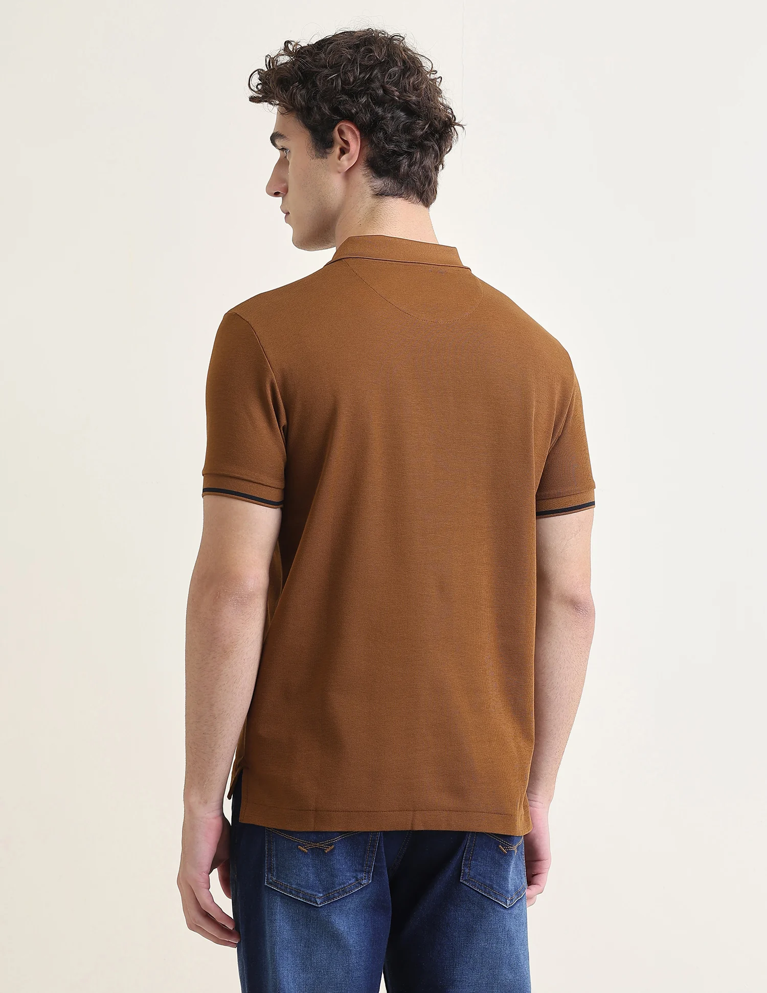 Brand Embroidered Slim Fit Polo Shirt - Image 5