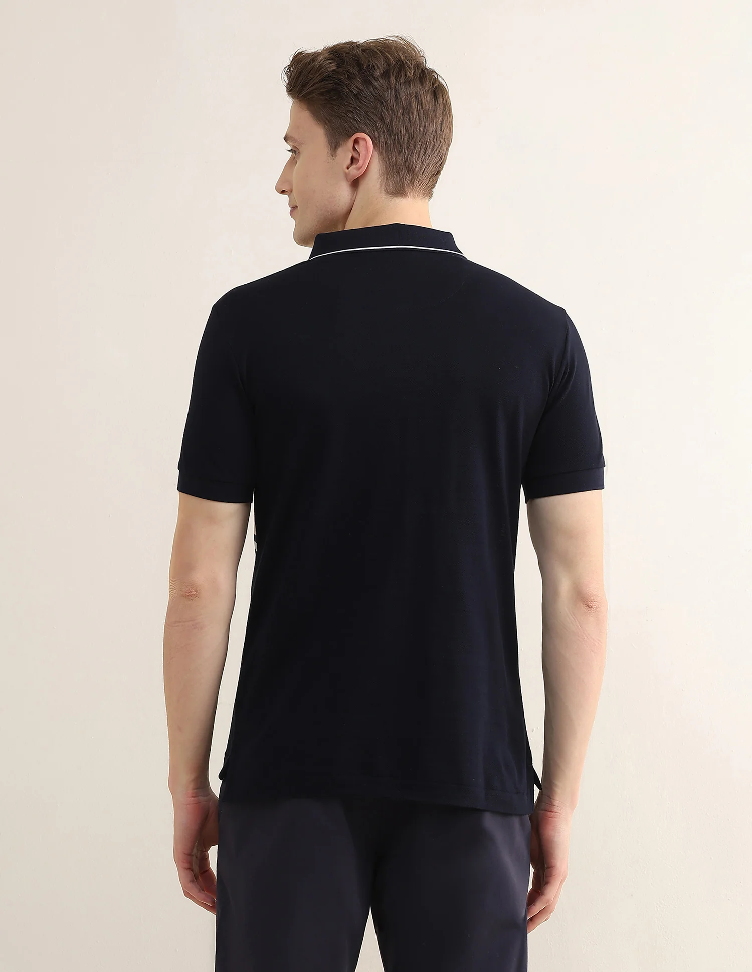 Brand Embroidered Slim Fit Polo Shirt - Image 5