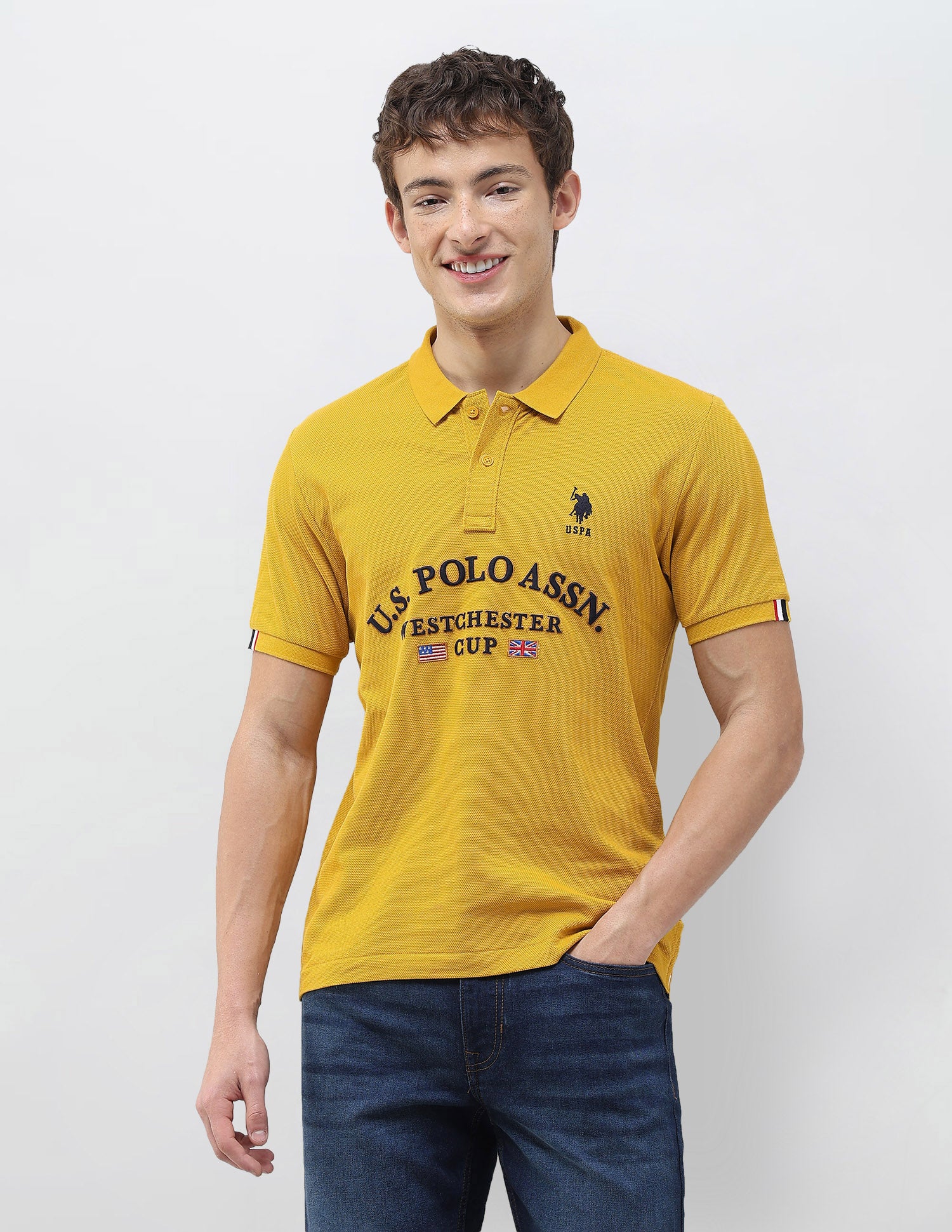 Brand Embroidered Slim Fit Polo Shirt - Image 6