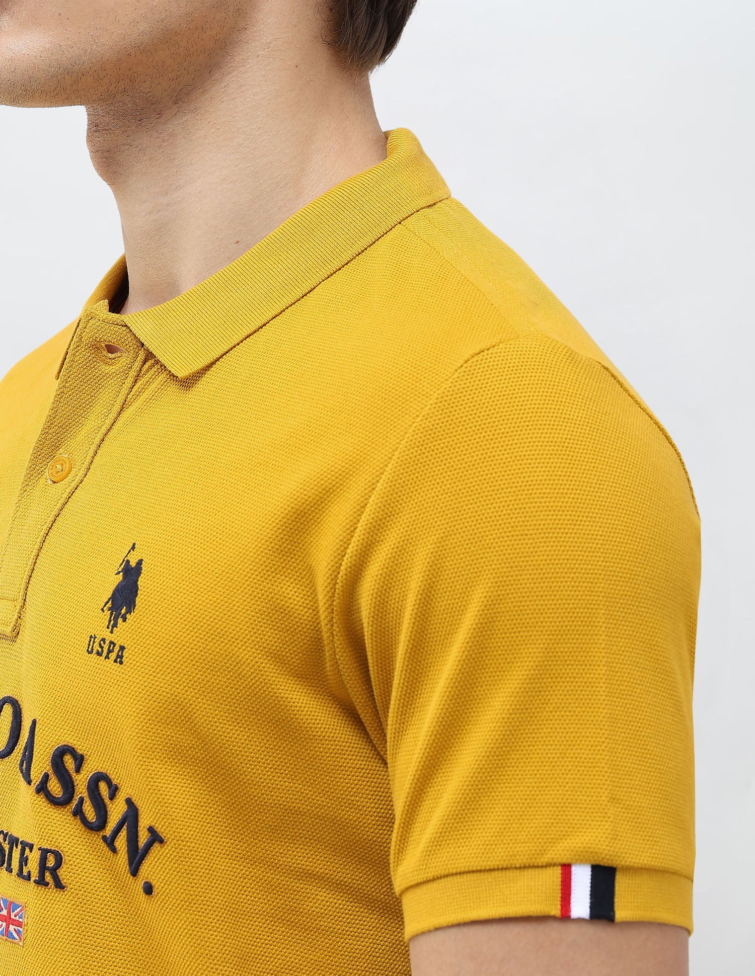 Brand Embroidered Slim Fit Polo Shirt - Image 9