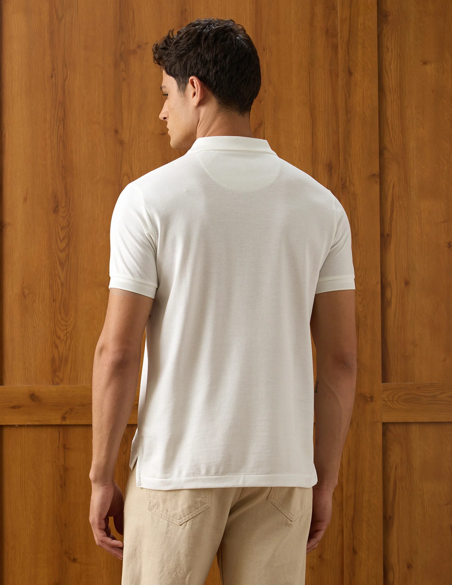 Brand Embroidered Slim Fit Polo Shirt - Image 5