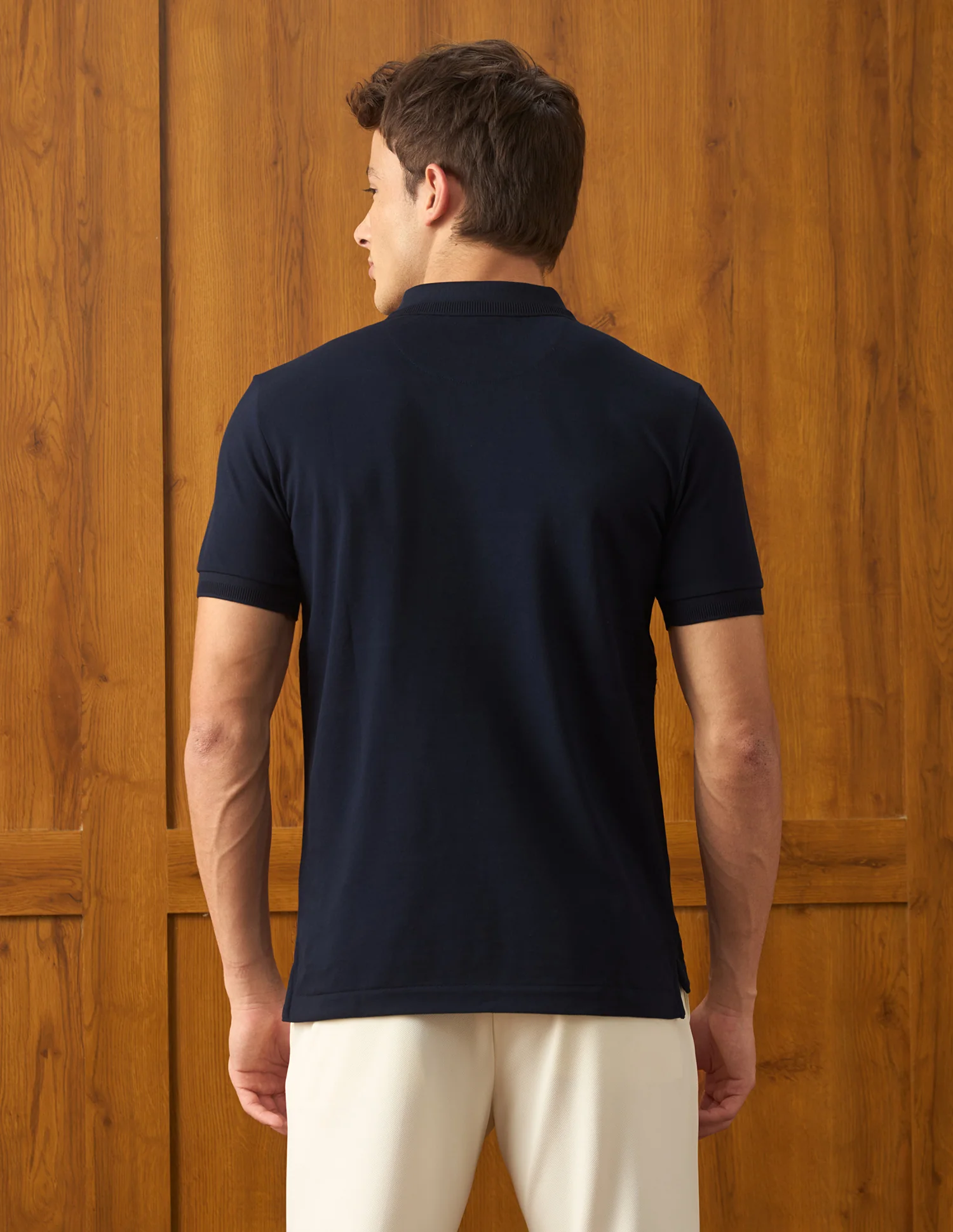 Brand Embroidered Slim Fit Polo Shirt - Image 5