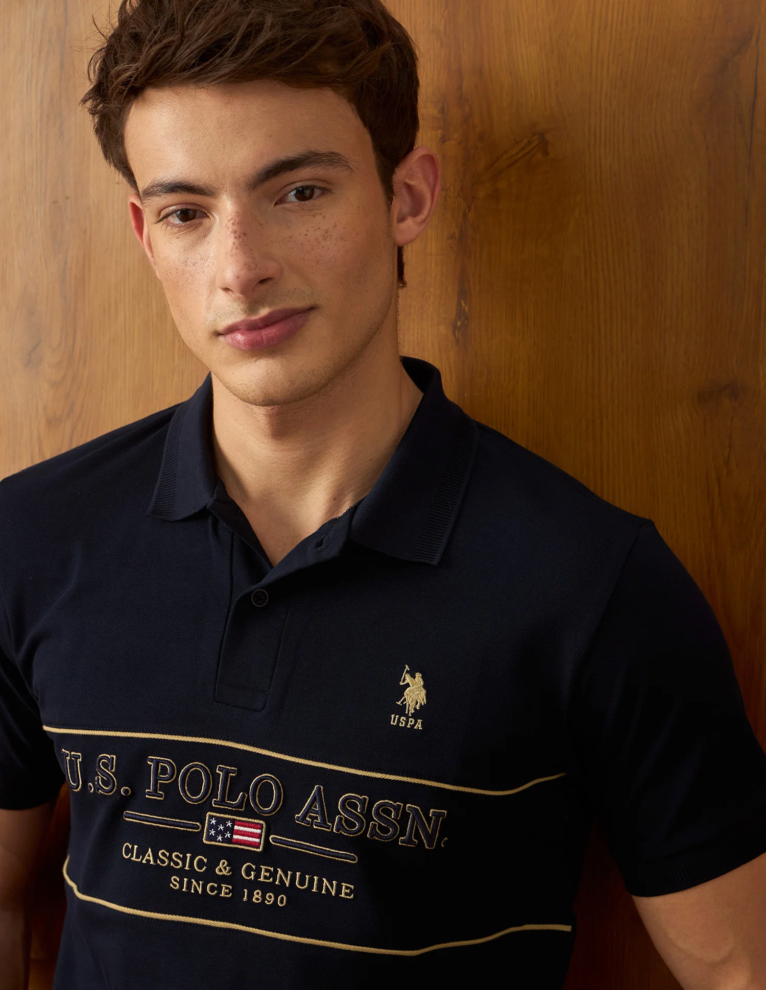 Brand Embroidered Slim Fit Polo Shirt - Image 7
