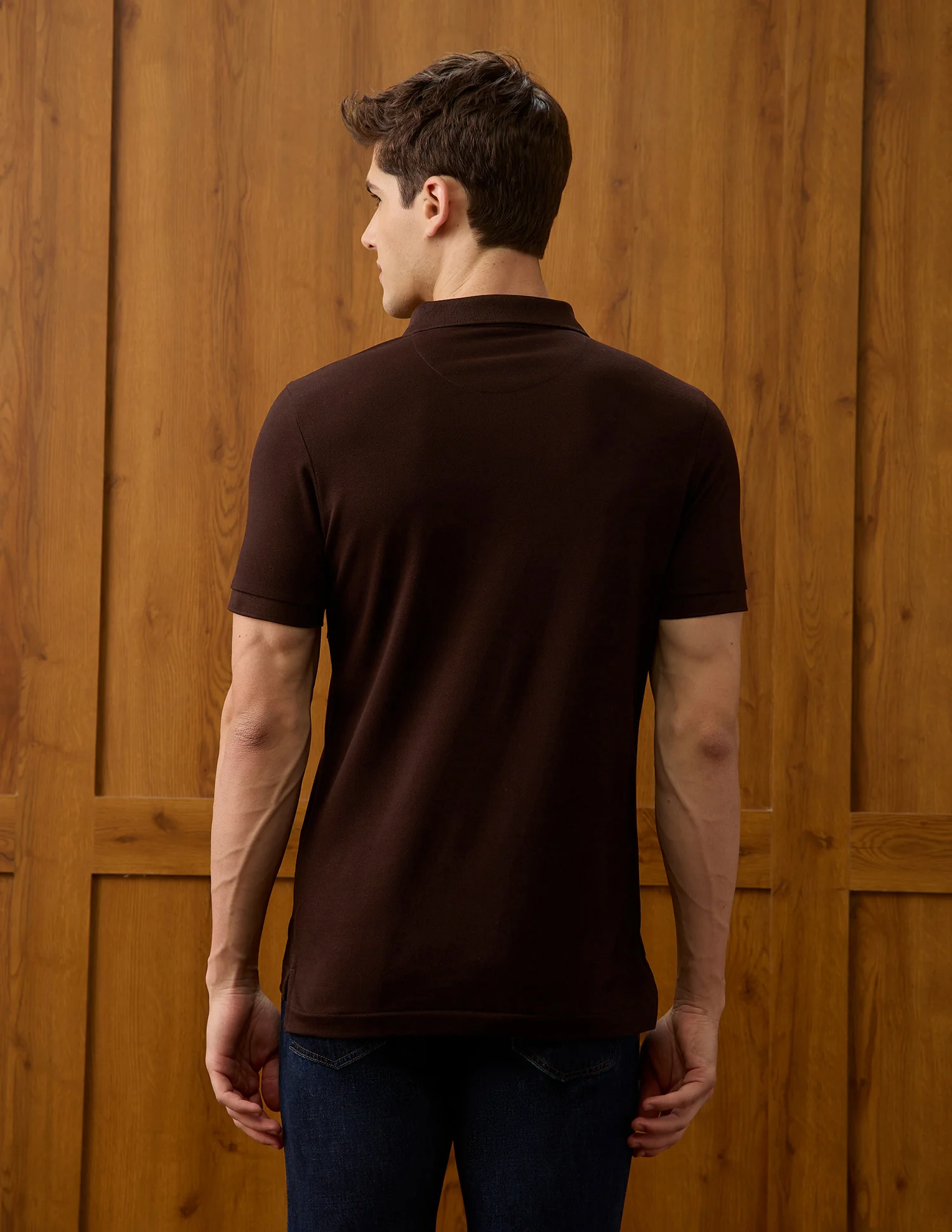 Brand Embroidered Slim Fit Polo Shirt - Image 5
