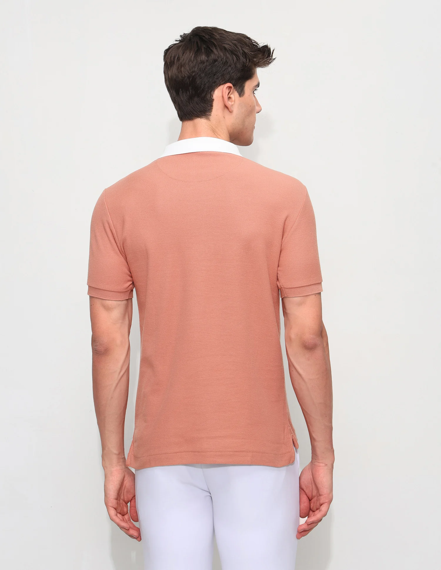 Brand Embroidered Slim Fit Polo Shirt - Image 5