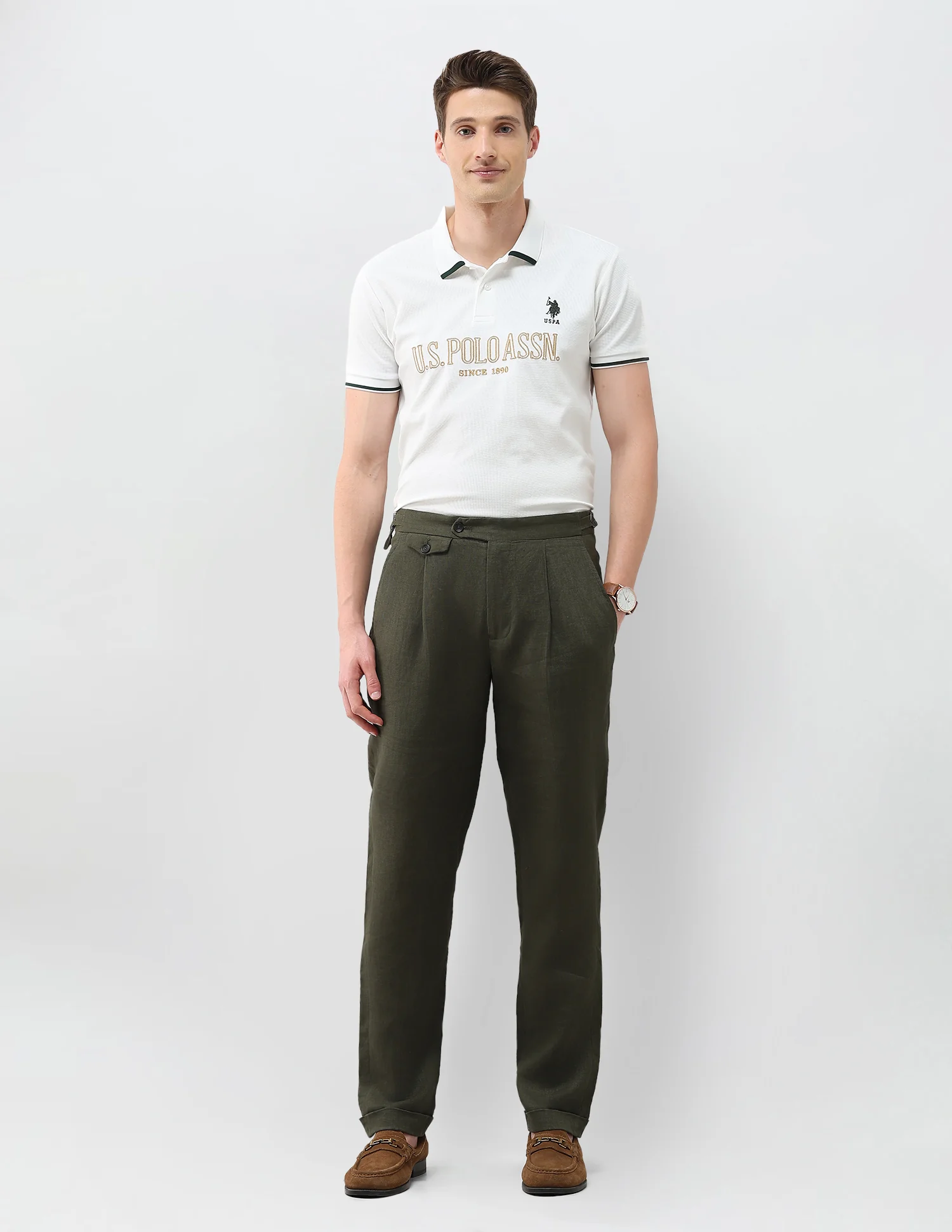 Brand Embroidered Slim Fit Polo Shirt - Image 3