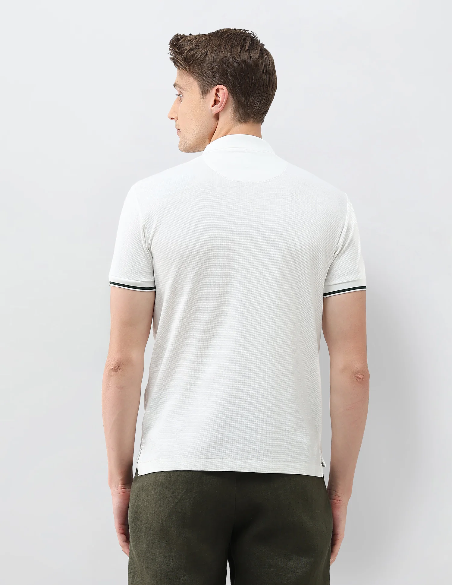Brand Embroidered Slim Fit Polo Shirt - Image 5