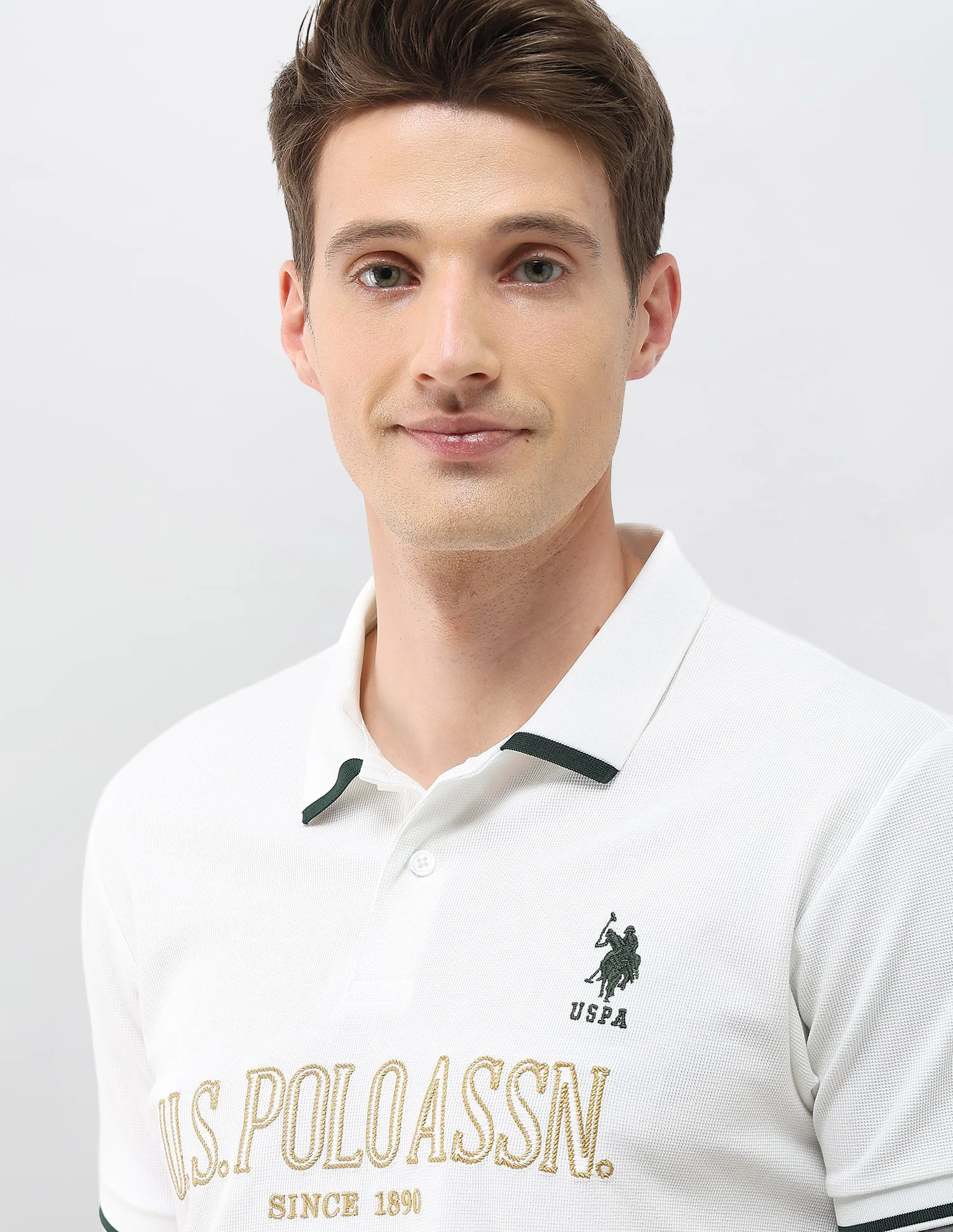Brand Embroidered Slim Fit Polo Shirt - Image 7