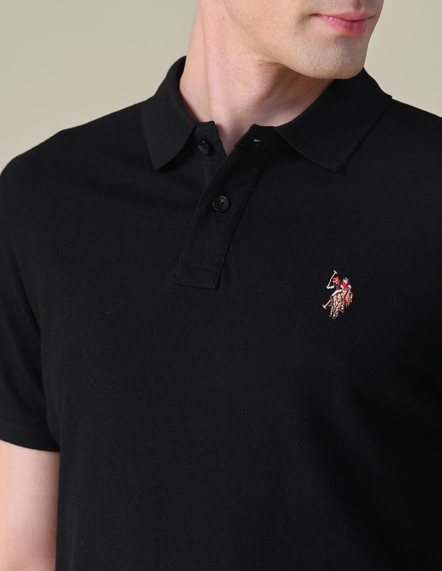 Brand Embroidered Slim Fit Polo Shirt - Image 7