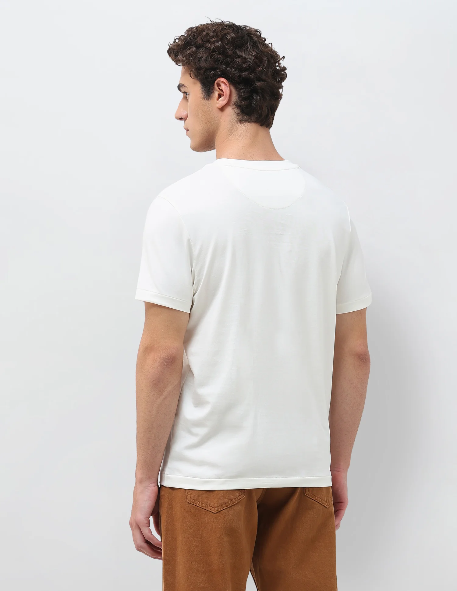 Brand Embroidered Slim Fit T-Shirt - Image 5