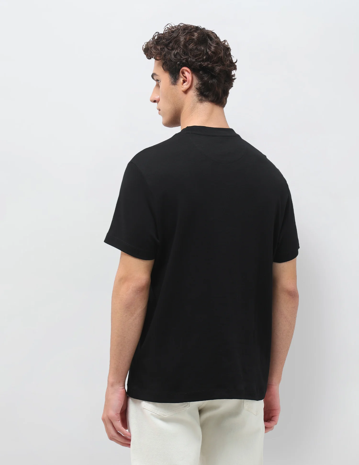 Brand Embroidered Slim Fit T-Shirt - Image 5