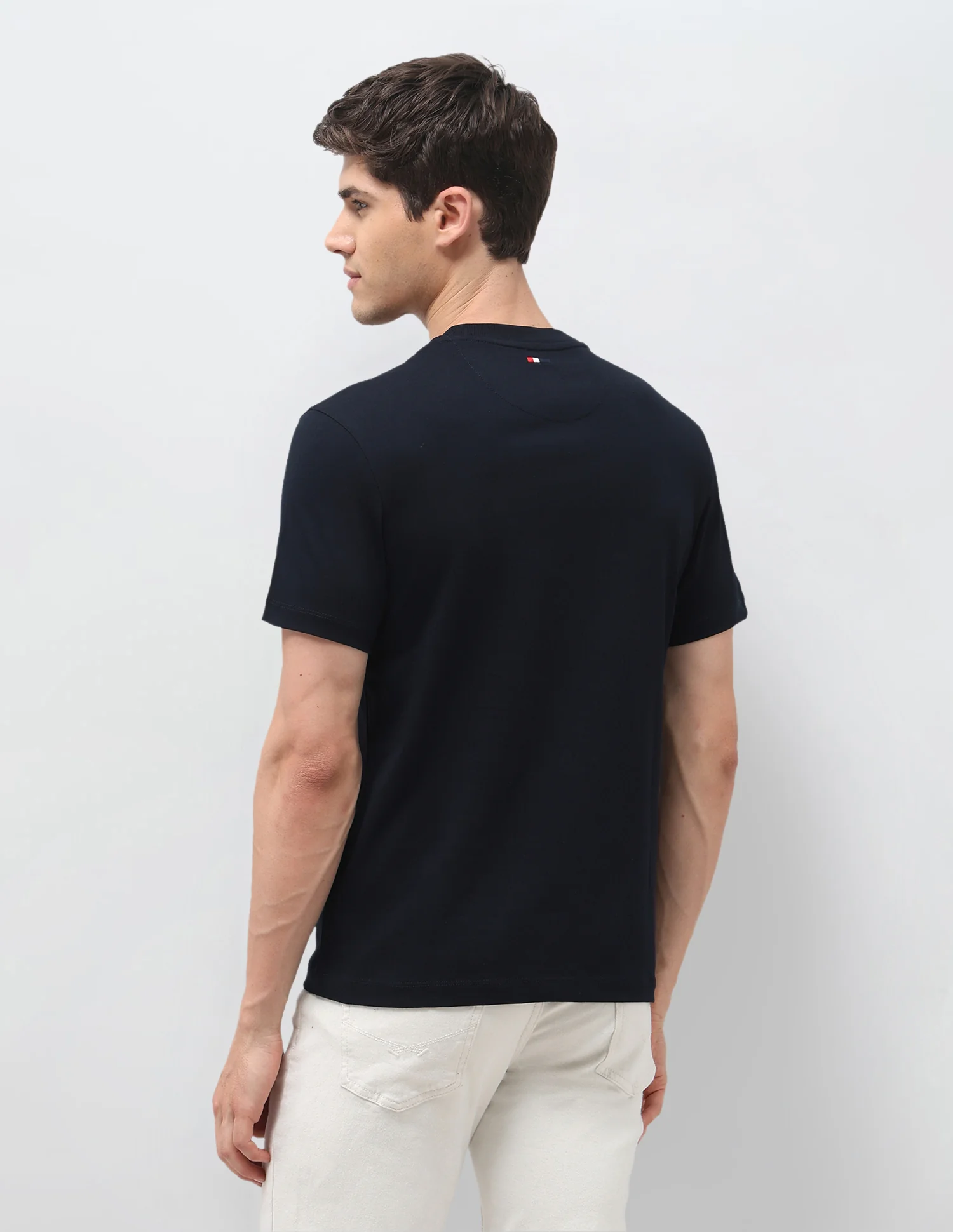 Brand Embroidered Slim Fit T-Shirt - Image 5