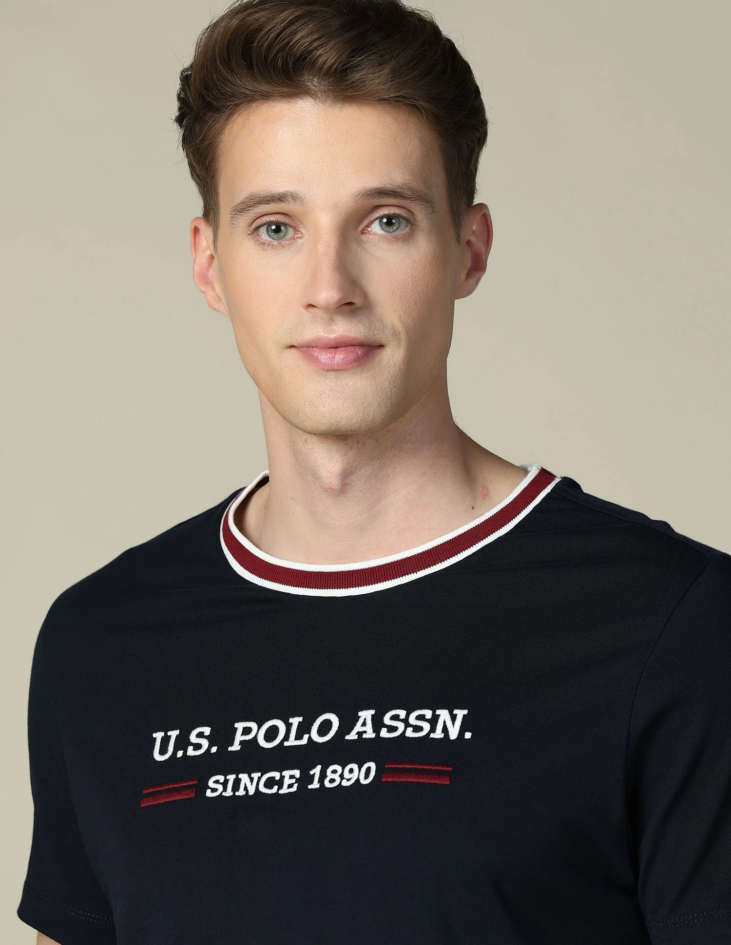 Brand Embroidered Slim Fit T-Shirt - Image 7
