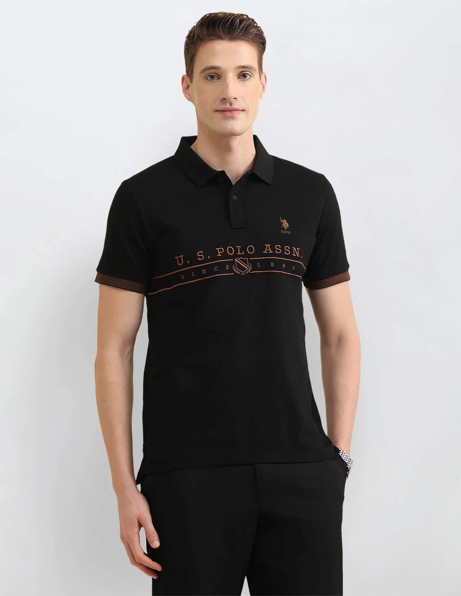 Brand Embroidered Sotogrande Polo Shirt