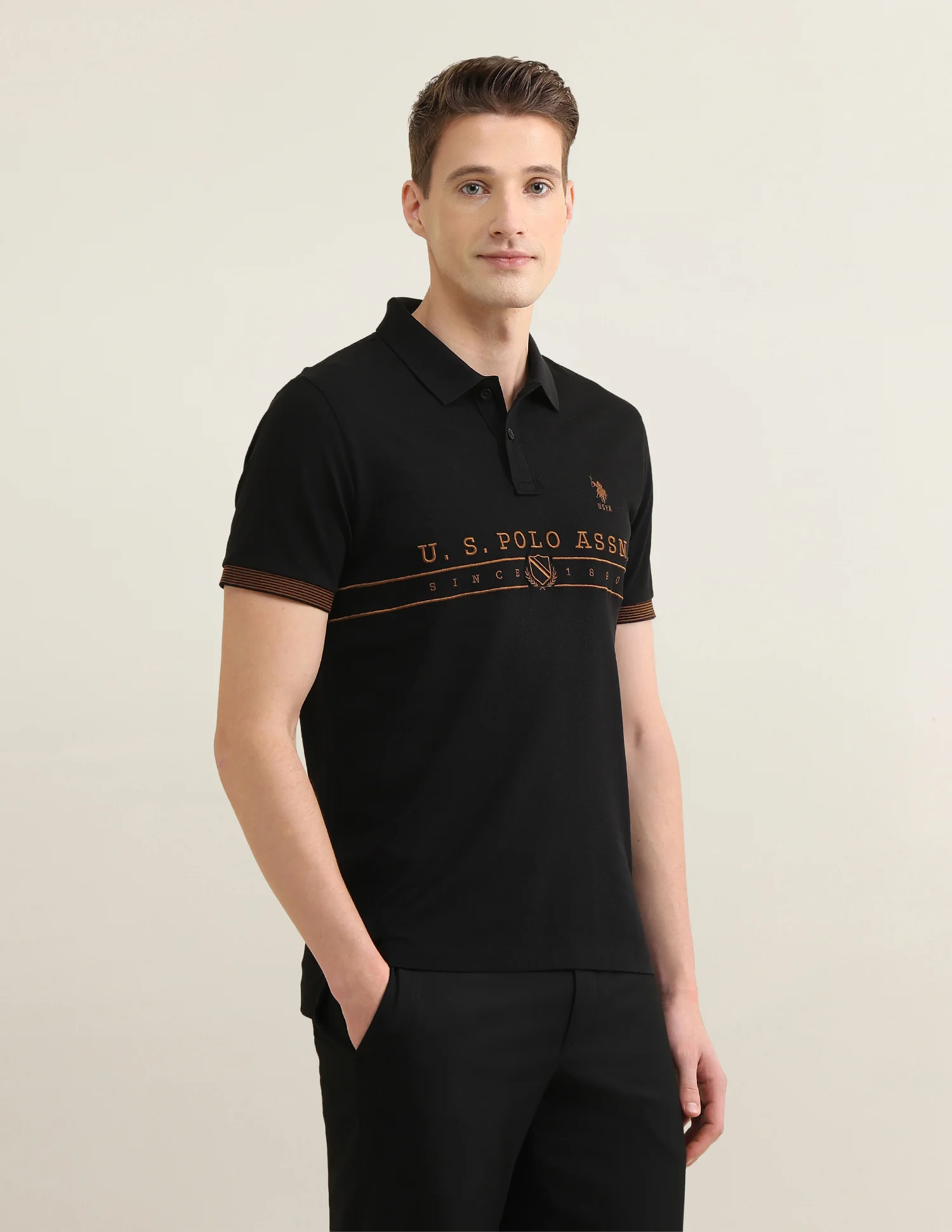 Brand Embroidered Sotogrande Polo Shirt - Image 4
