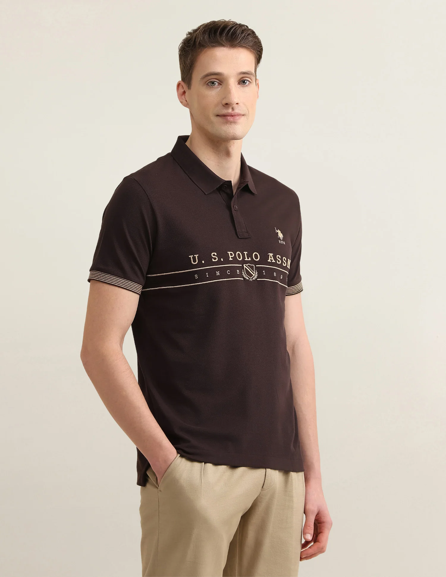 Brand Embroidered Sotogrande Polo Shirt - Image 4