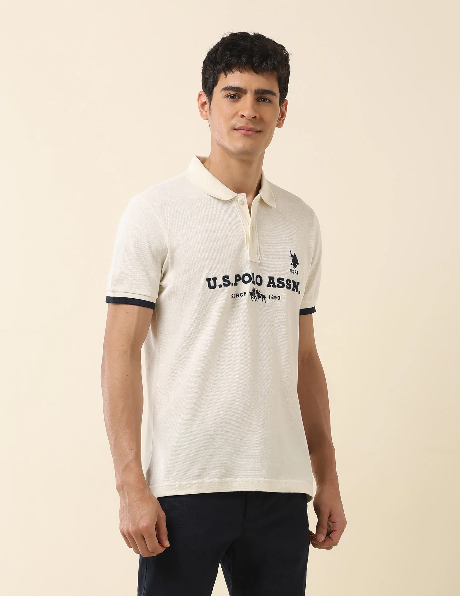 Brand Embroidered Summer Splash Polo Shirt - Image 4