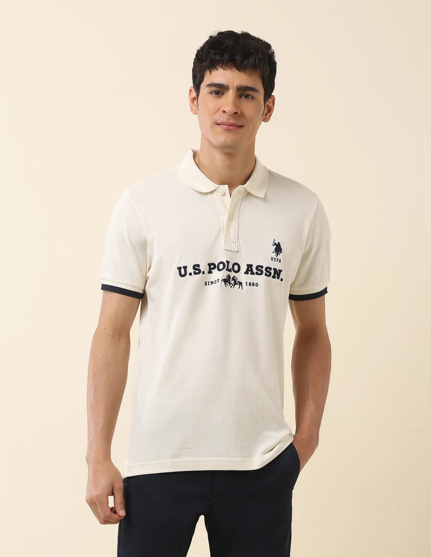 Brand Embroidered Summer Splash Polo Shirt - Image 6