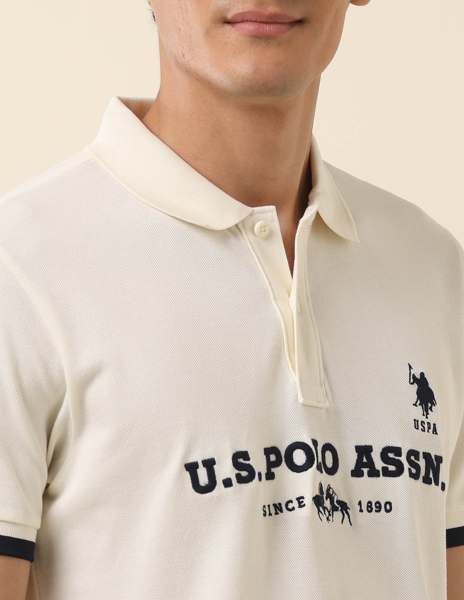 Brand Embroidered Summer Splash Polo Shirt - Image 7
