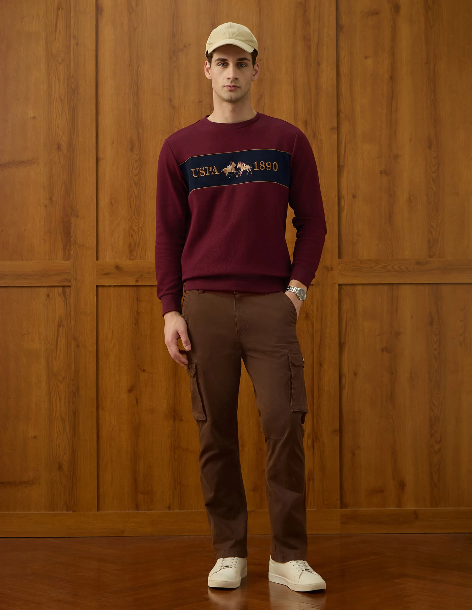 Brand Embroidered Varsity Theatre Sweatshirt - Image 3